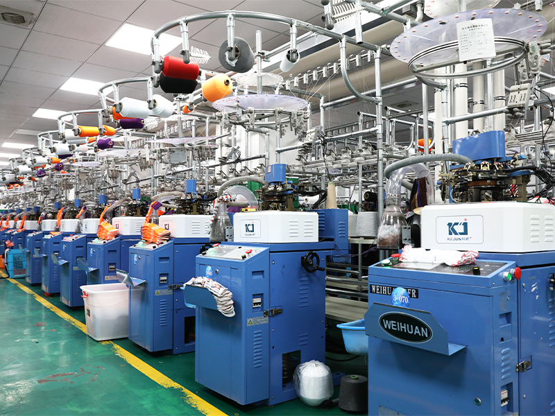 Xưởng dệt kim hở ngón thông thường