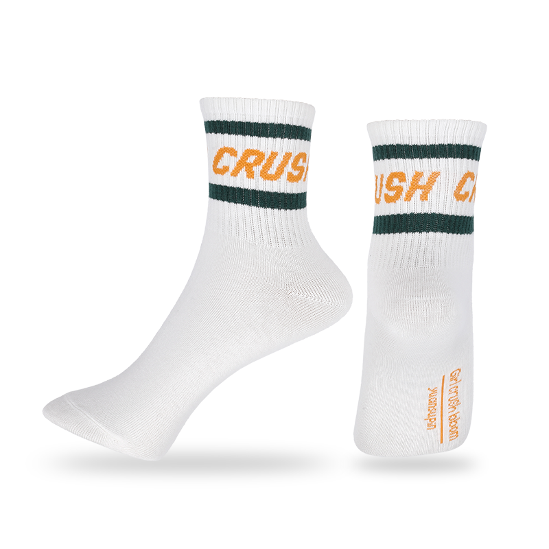 Vớ quý sọc cổ điển unisex với thiết kế chữ cái