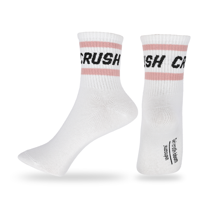 Vớ quý sọc cổ điển unisex với thiết kế chữ cái