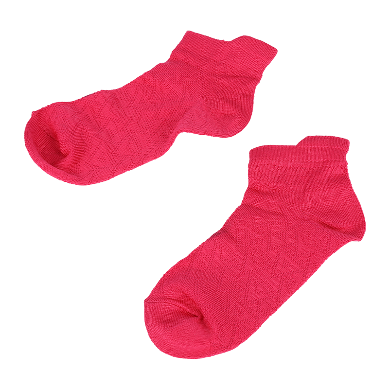 Vớ giày sneaker cổ thấp bằng sợi nhỏ nylon argyle có hoa văn siêu mềm dành cho nữ
