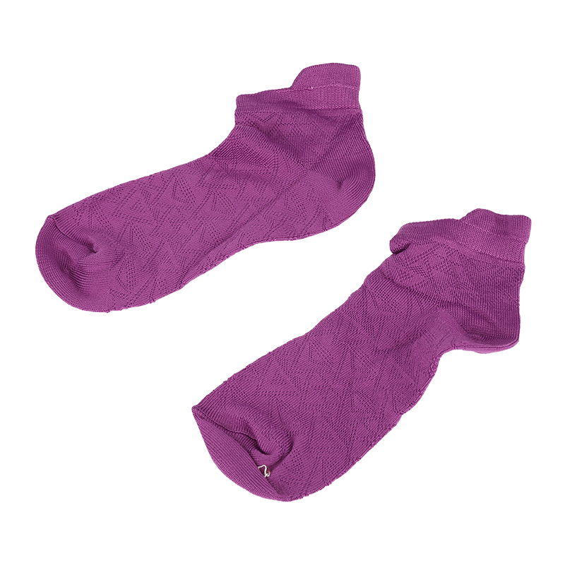 Vớ nylon sợi nhỏ siêu mềm họa tiết hoa cổ thấp đến mắt cá chân giày sneaker