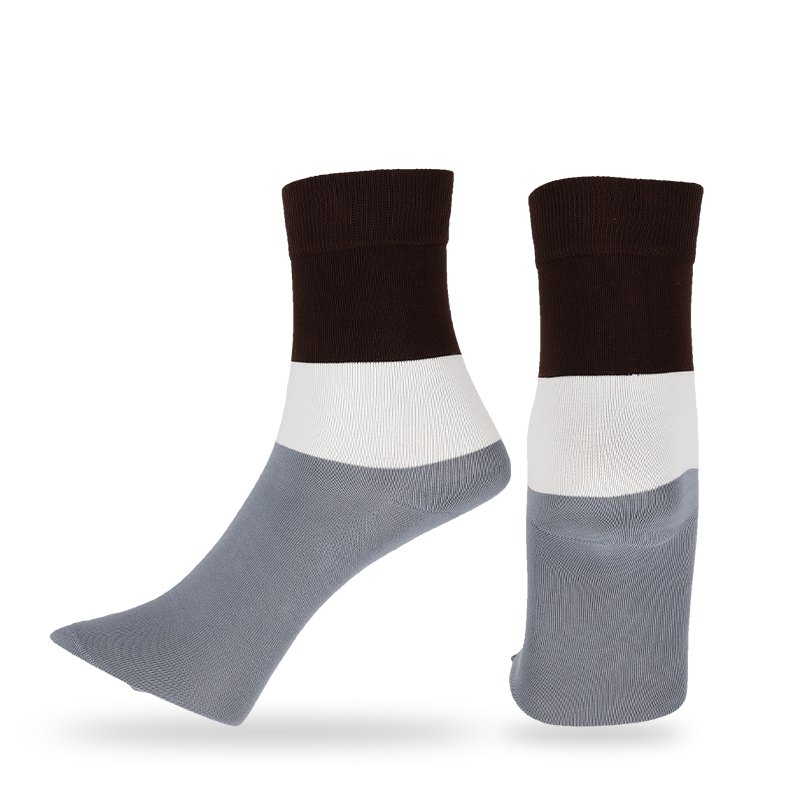 Tất thường ngày, trang phục hoặc trang phục dạo phố tùy chỉnh được làm từ cotton chải kỹ OEKO-Tex chất lượng cao, sợi cotton chống vón tự nhiên cho nam, tất sọc rộng cổ điển, tất đi bộ hàng ngày
